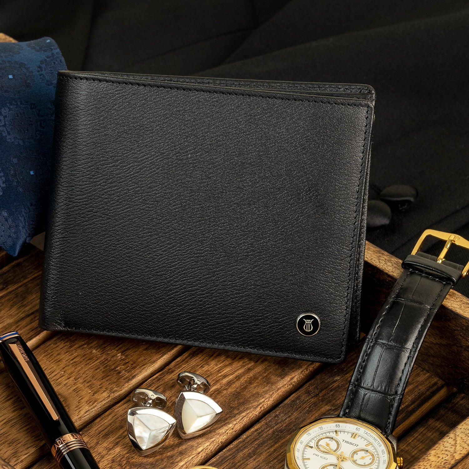 Buy Belgravia Black Traditional Wallet Online